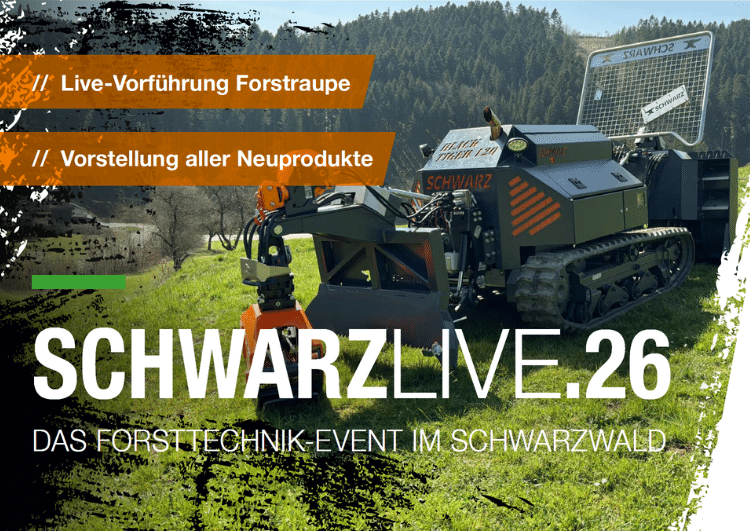 SCHWARZLIVE.26 Forsttechnik-Event im Schwarzwald