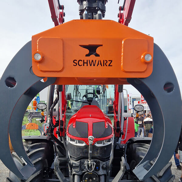 Holzgreifer am Frontlader